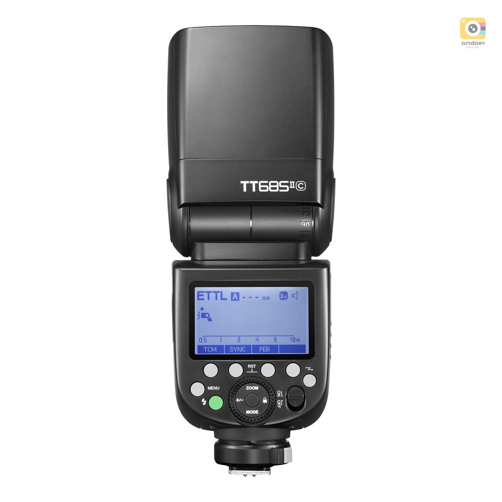 Godox Thinklite TT685IIC TTL On-Camera Speedlight 2.4G Wirelss X ระบบแฟลช GN60 ความเร็วสูง 1/8000s ส