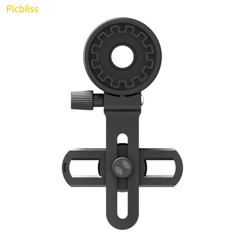 Picbliss Universal โทรศัพท์มือถืออะแดปเตอร์ Mount สมาร์ทโฟน Digiscoping อะแดปเตอร์สําหรับกล้องส่องทางไกลตาข้างเดียว Spottings ขอบเขต