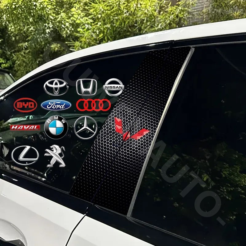 รูปลอกสำหรับตกแต่งสำหรับ Wuling 2 ชิ้น ฝาครอบตัดแต่งเสาประตู Air EV Bingo Almaz Confero