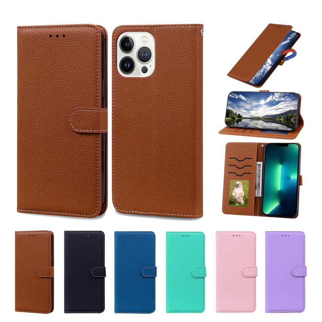 หรูหราShockProofพลิกเคสโทรศัพท์สําหรับXiaomi POCO C61 C65 C55 F6 Pro F5 Pro M6 Pro X5 X6 Pro Redmi T