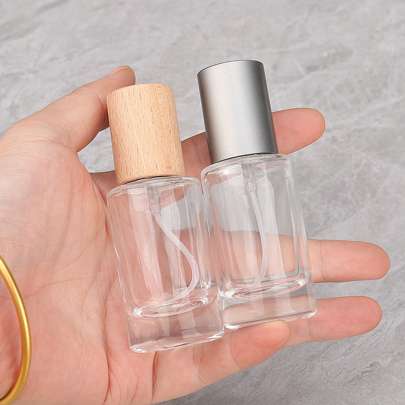 20ml 30ML ขวดสเปรย์ทรงกระบอกน้ําหอม Tansare แก้วที่ว่างเปล่าแบบพกพาขวดตัวอย่างรีฟิล