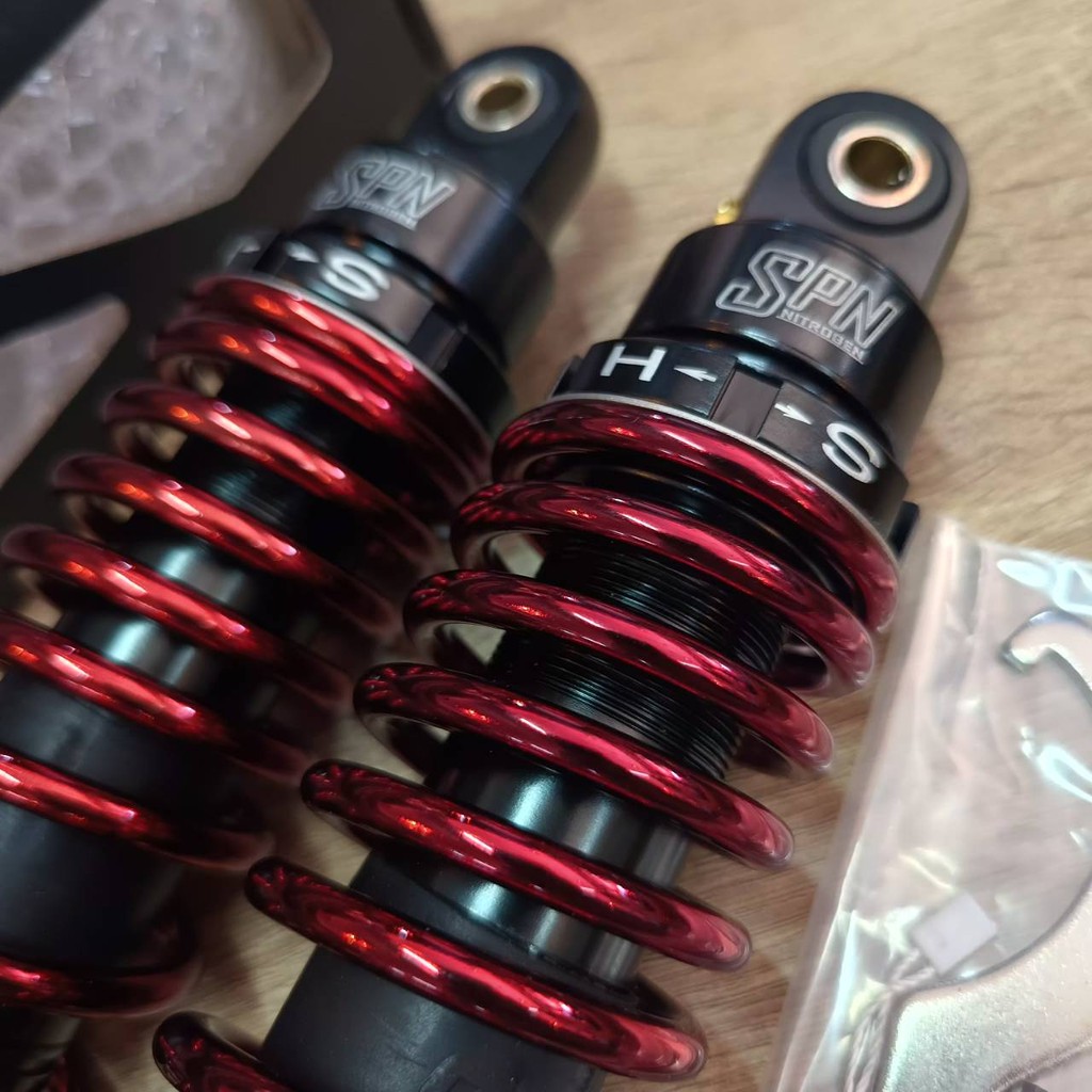 โช้ค SPN ปรับรีบาวแท้ ใส่รถ wave ได้ทุกรุ่น มี หลายความสูง 300 320 มีรับประกัน3เดือน - รูปที่ 3