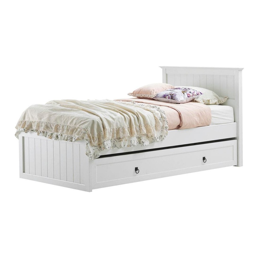 SB Design Square เตียง 3.5 ฟุต รุ่น Melona สีขาว (124x213x109 ซม.) แบรนด์ KONCEPT FURNITURE