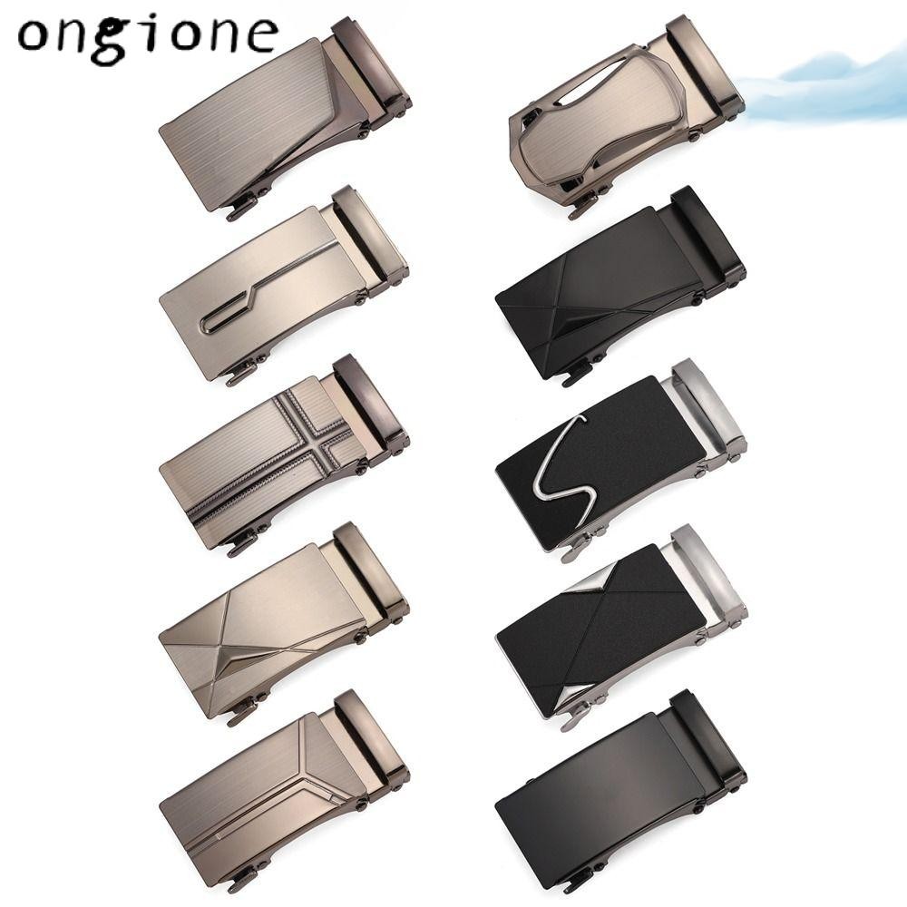Ongione หัวเข็มขัด, หัวเข็มขัดเปลี่ยนเข็มขัดแบบปรับได้เหล็ก, แฟชั่น DIY อุปกรณ์เสริมสําหรับผู้ชายผู้ชาย