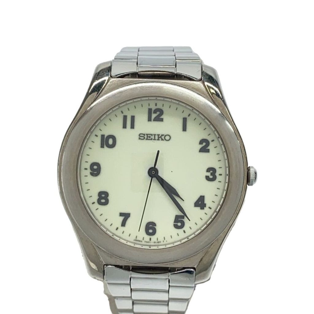 Seiko(ไซโก) SEIKO Men's Watch Quartz Analog SLV 7n43-9090 Direct from Japan Secondhand