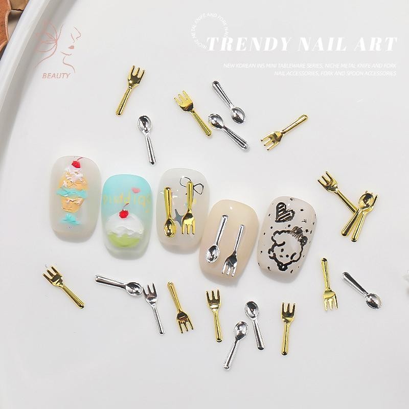 maybeauty 50 ชิ้นผสม Ins Niche Tableware Series รูปที่ 3