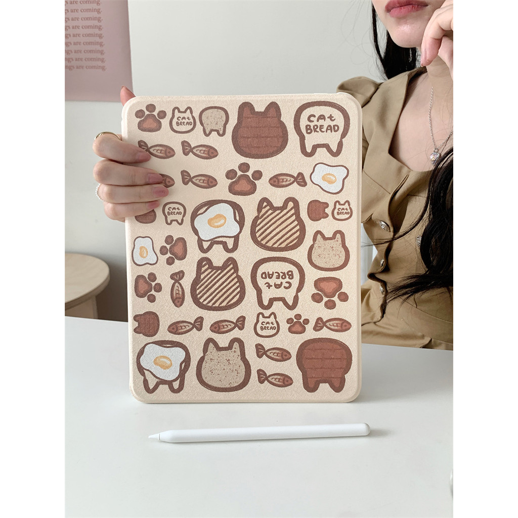 Kitty Love to Eat Like Niboshi Biscuits For IPad10.2 Shell Ipad10th 5th Cover Mini7 2024Ipad PRO11/1