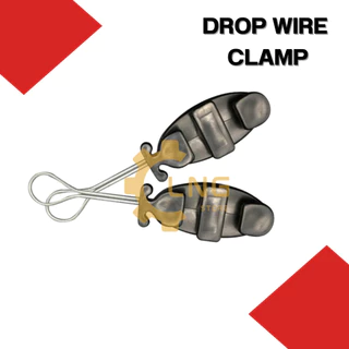 (พร้อมส่งจากไทย) Drop Wire Clamp ดรอปวายด์แคล้ม ตุ๊กตายึดสาย สีดำ