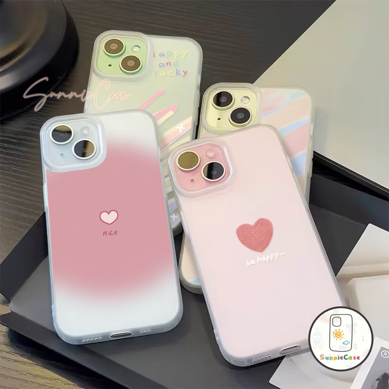 เคสไอโฟน 16 คู่รัก ความรัก สำหรับ IPhone 13 14 11 15 16 12 Pro Max 11 8 14 7 Max X XS XR Plus SE สครับ ผ้านิ่ม เคส