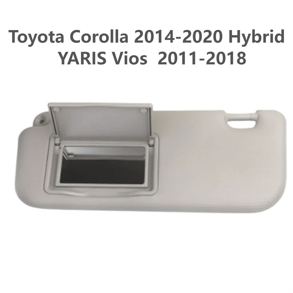 ที่บังแดดรถยนต์ Toyota 2014-2018 Hybrid YARIS Vios Corolla ที่บังแดด1 ชิ้น ซ้ายหรือขวา