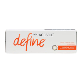 Acuvue 1-Day Define สี Natural Shine คอนแทคเลนส์สีรายวัน (30ชิ้น/กล่อง)