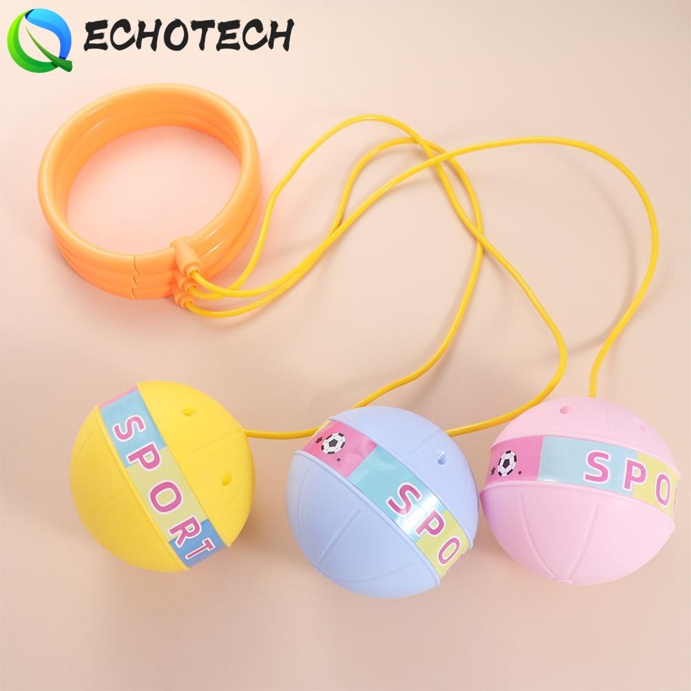 Echotech Luminous Foot Jumping Ball, Foot Hoop Ball การออกกําลังกายกีฬา Reaction Training Ball, ตลกความสูง Growth ข้ามเชือกกีฬาบน String กระโดดเชือก Ball สนุกกีฬาของเล่น