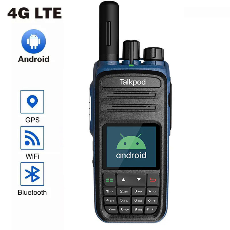 Talkpod N57 4G Network Radio Android 9.0 Wifi GPS Mobile Phone Work With REAL-PTT ZELLO POC Transcei