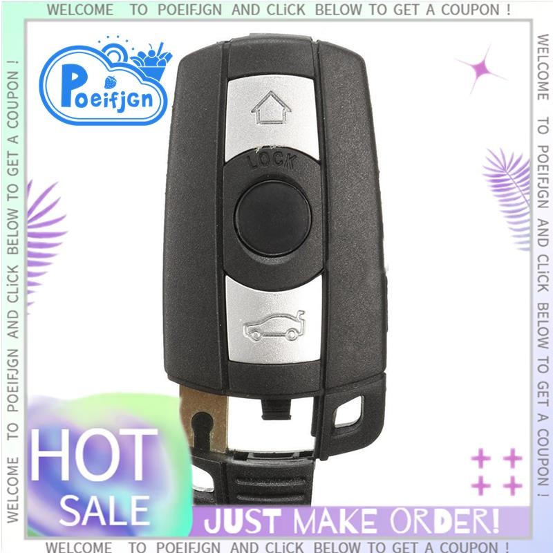 3 ปุ่ม Remote Key Case Shell Fob ใบมีดสําหรับ 1 3 5 6 Series E90 E91 E92 E60