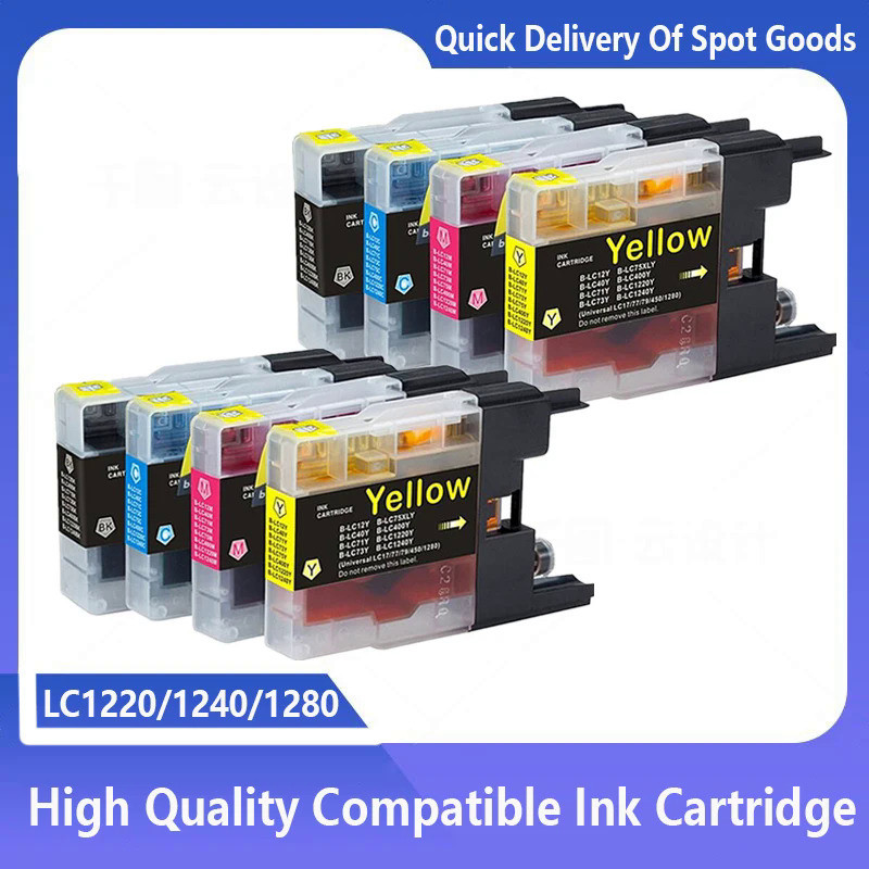 ตลับหมึก LC1240 LC1220เข้ากันได้กับ Brother MFC-J430W J5910DW MFC-J625DW J6510DW MFC-J6710DW J925DW 