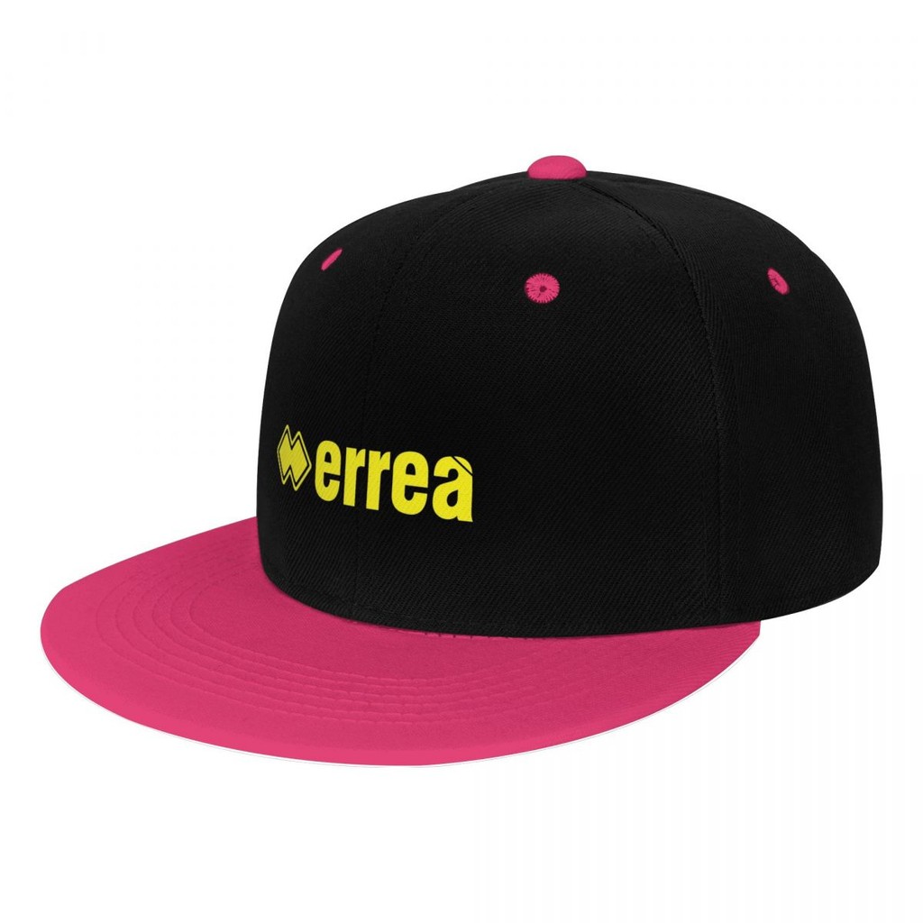 มีจําหน่าย ERREA (1) หมวกเบสบอลผู้ชายผู้หญิงแฟชั่นผู้ใหญ่แบน Brim สี Contrast Hip Hop หมวก Unisex Go