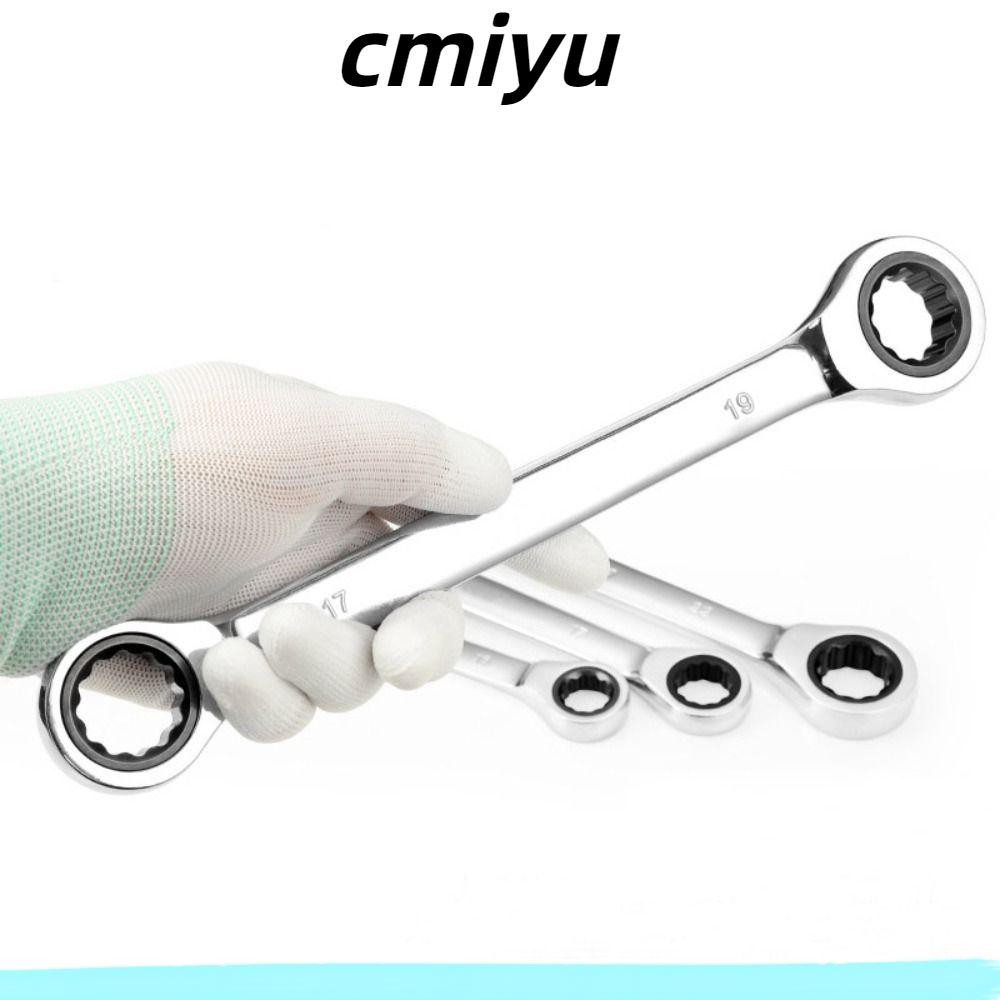 Cmiyu แหวนประแจวงล้อ,ชุดประแจมืออาชีพหัวคู่,โลหะทนทานสะดวกเครื่องมือซ่อมรถยนต์แบบพกพาสําหรับรถยนต์
