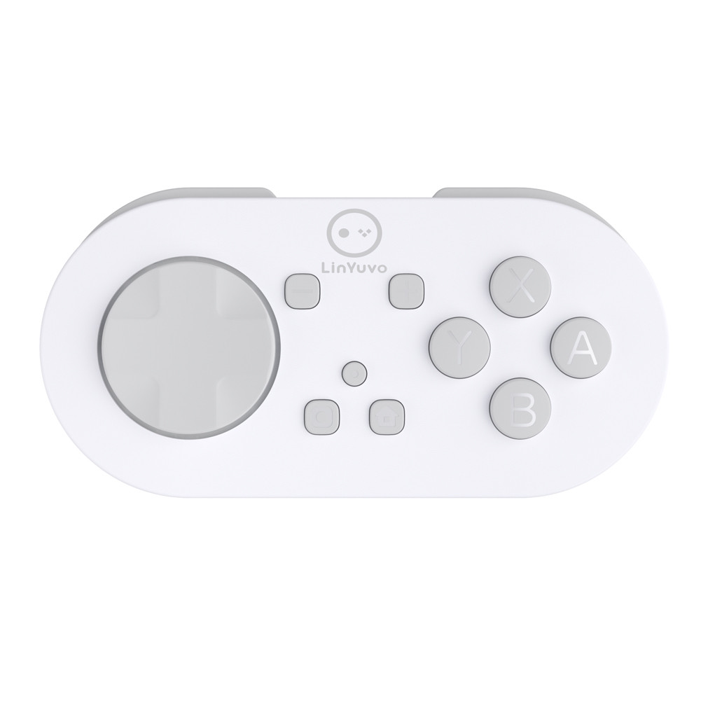 Linyuvo KS54 คอนโทรลเลอร์สําหรับเล่นเกมที่รองรับบลูทูธไร้สายพร้อมการสั่นสะเทือน 180mAh สําหรับ Android/iOS/สวิตช์/รองรับโหมดคีย์บอร์ด