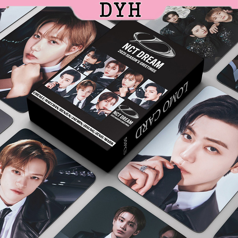 55 ชิ้น/กล่อง NCT DREAM Photocards 2025 SEASONS GREETING อัลบั้ม KPOP LOMO การ์ดคอลเลกชัน