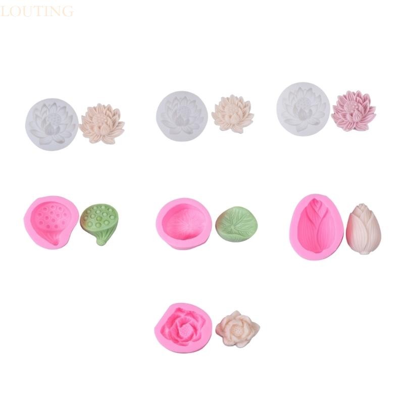 Louting Scented Mold แม่พิมพ์ซิลิโคนใบบัว 3D Lotus-Aromatherapy-Mold