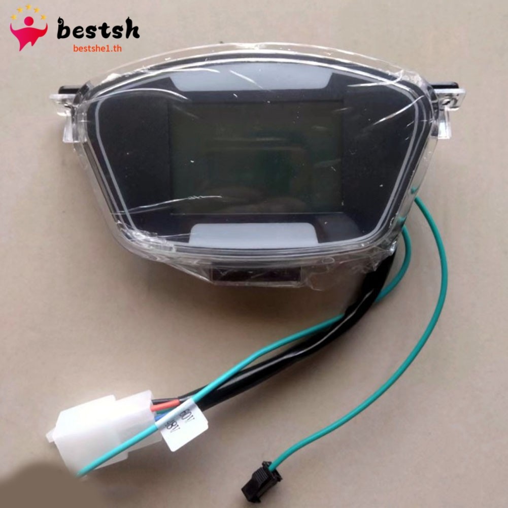 Bestshe Ebike สกู๊ตเตอร์จอแสดงผล LCD มอเตอร์ Speedmeter หน้าจอจักรยานไฟฟ้า 48-72V E-Bike