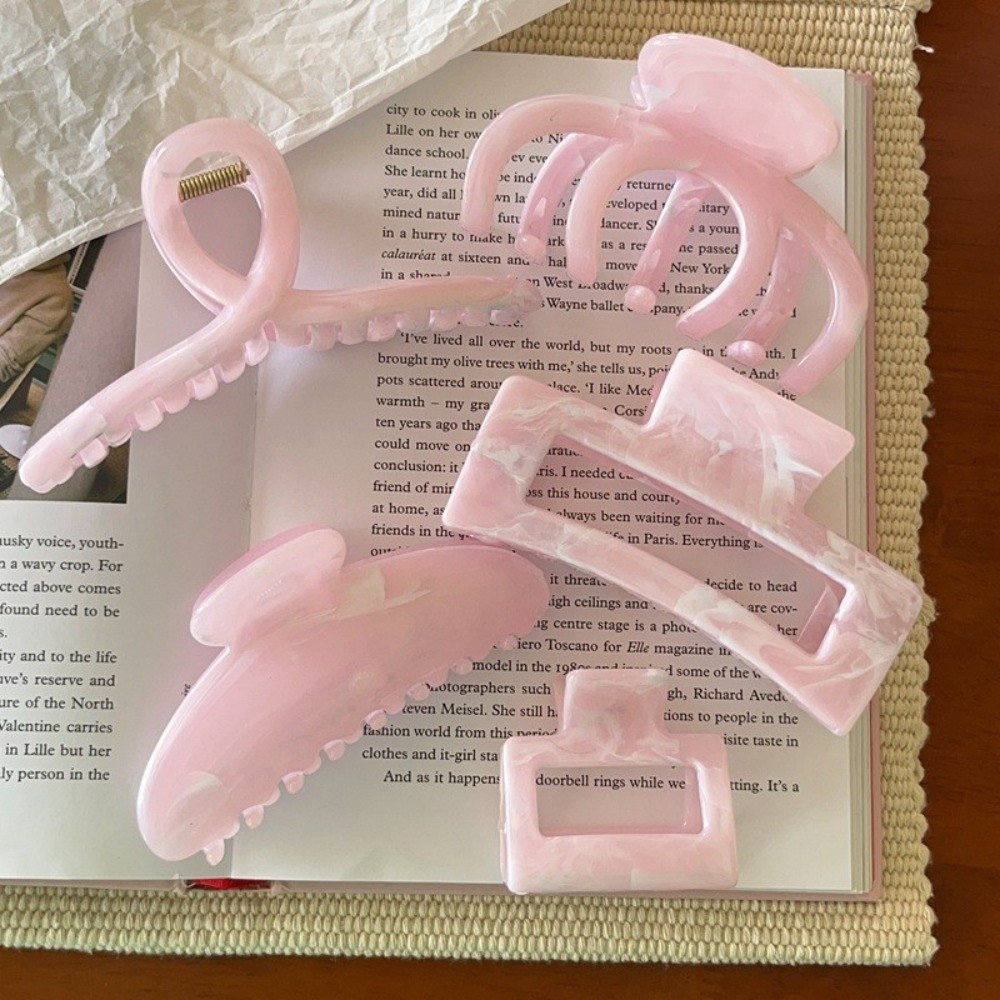 กิ๊บติดผมสไตล์เกาหลีลายหัวฉลาม เครื่องประดับผมสำหรับฤดูใบไม้ผลิและฤดูร้อน