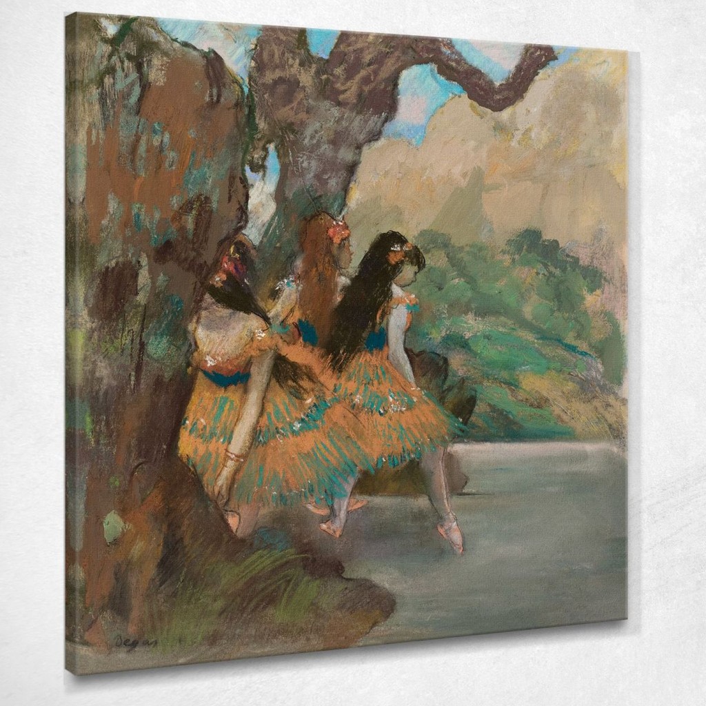 Dancers Edgar Degas, edg5 ภาพพิมพ์บนผ้าใบแคนวาส