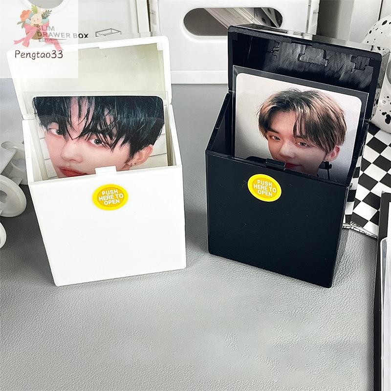 Pengatao33 Photocard Holder กล่องเก็บอัลบั้มรูป Home Picture Case Storage Box Name Card ID Holder COD