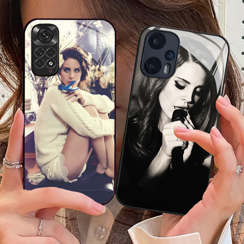 Lana Del Rey 03 กระจกนิรภัยเคสโทรศัพท์สําหรับ Xiaomi Redmi 12 4G 13C หมายเหตุ 13 pro plus 12 12S 11 