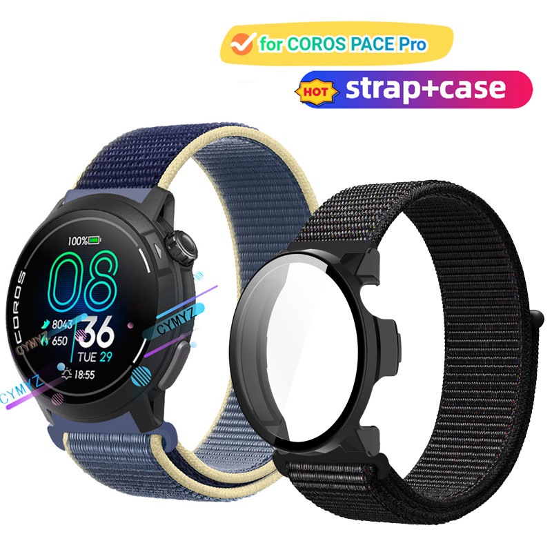 สาย COROS Pro สายไนลอนสําหรับ COROS Pace 3 สายสายรัดข้อมือกีฬา COROS Pace Pro / Pace 3 case ป้องกันห