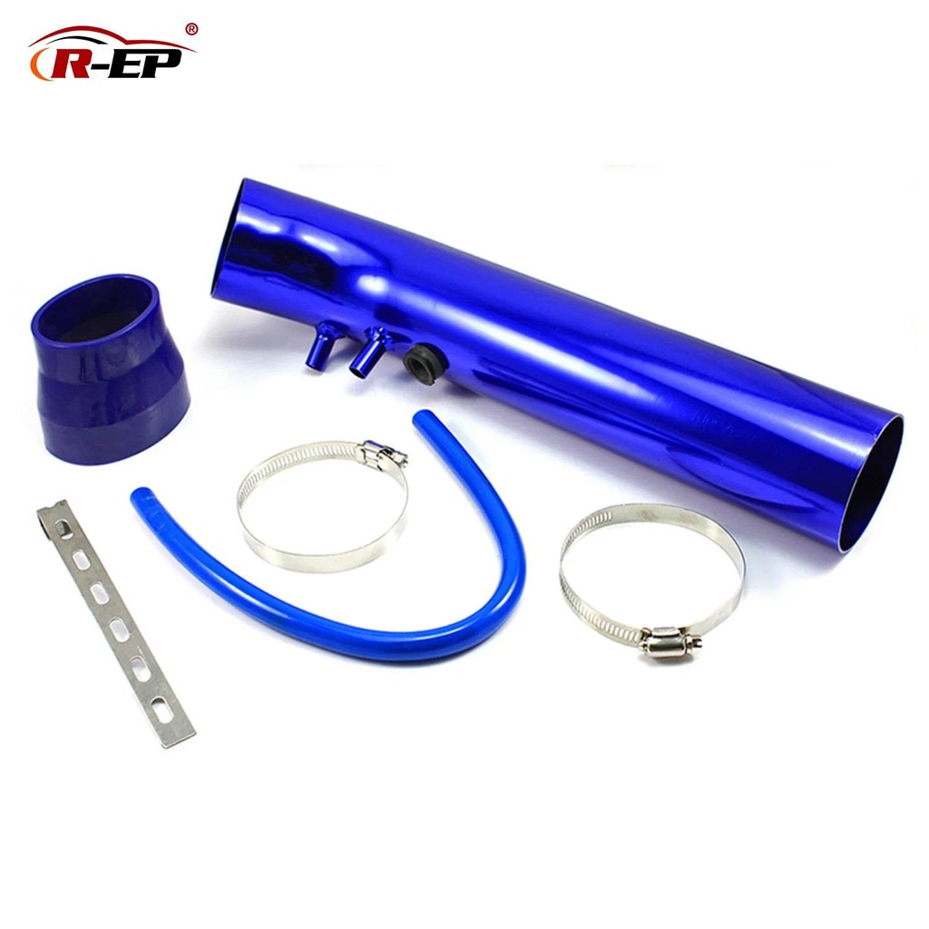 R-ep Carro เย็นท่อไอดี 76 มม.สําหรับ Turbo Air Filter Supercharger Hood Intake Cars ชุด filttro de a