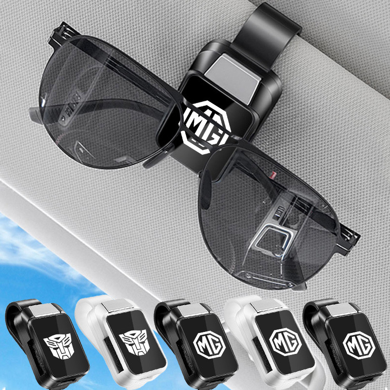 Mg Car high-end คลิปแว่นตาบังแดดแบบกดกรอบแว่นตา เหมาะสําหรับรถทุกรุ่น MG 3 MG4 MG5 MG6 MG7