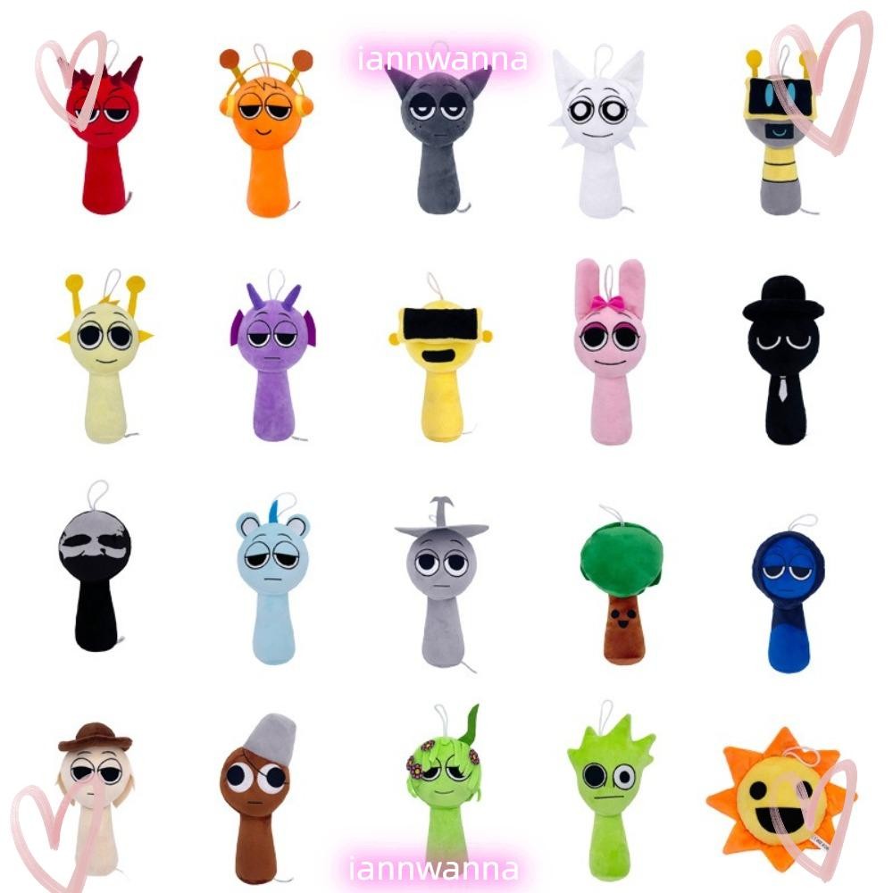 Iannwana Plushie Doll, Oren Simon Sprunki Plush Toy, การ์ตูนสยองขวัญเกม Related ผลิตภัณฑ์ Vineria Raddy ตุ๊กตาตุ๊กตาของขวัญ
