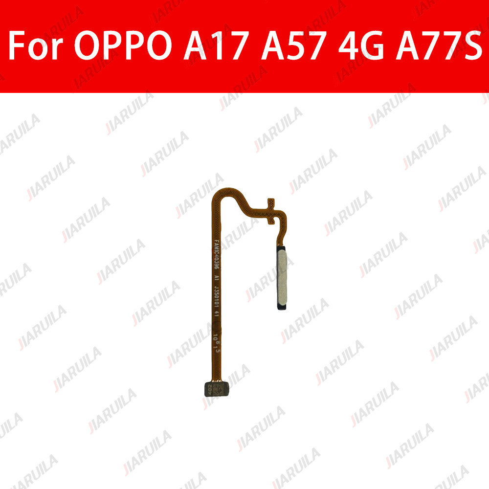 สําหรับ OPPO A17 A57 4G A77S A57S A57E CPH2473 CPH2339 ลายนิ้วมือเซ็นเซอร์เครื่องสแกนเนอร์ปุ่ม Home Flex Cable - รูปที่ 4