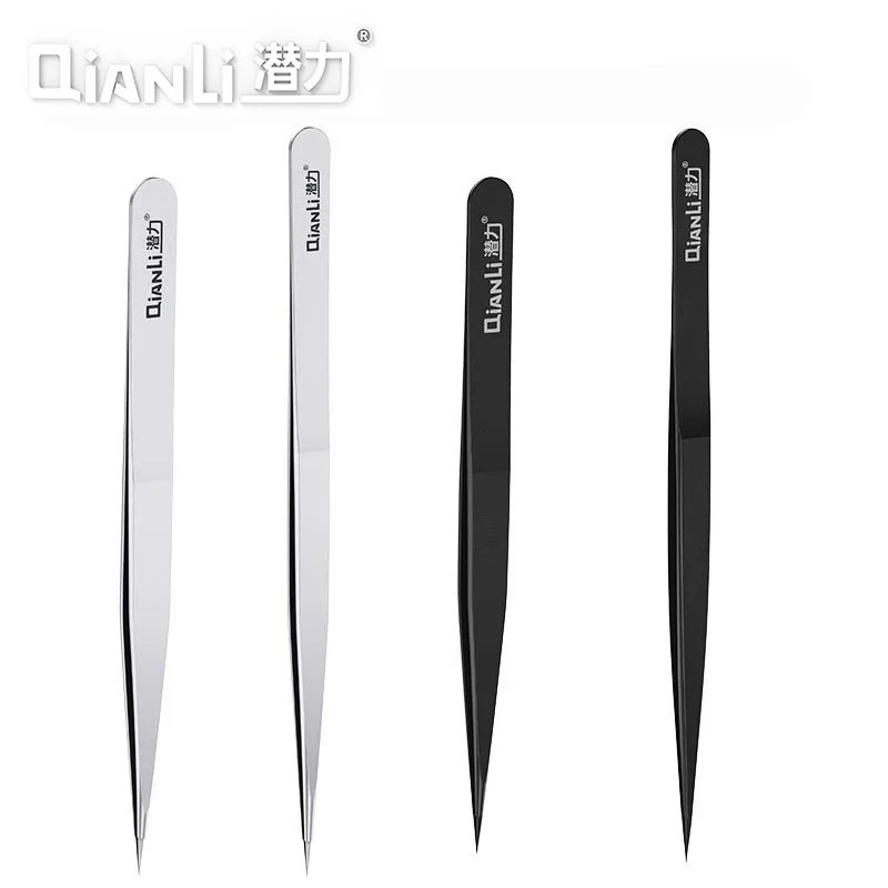 Qianli iNeezy YX- 01 02 FX-03 04 แหนบขัดมือสแตนเลส BGA จัมเปอร์ซ่อมเครื่องมือ Non-Magnetic Micro บัดกรีคีม