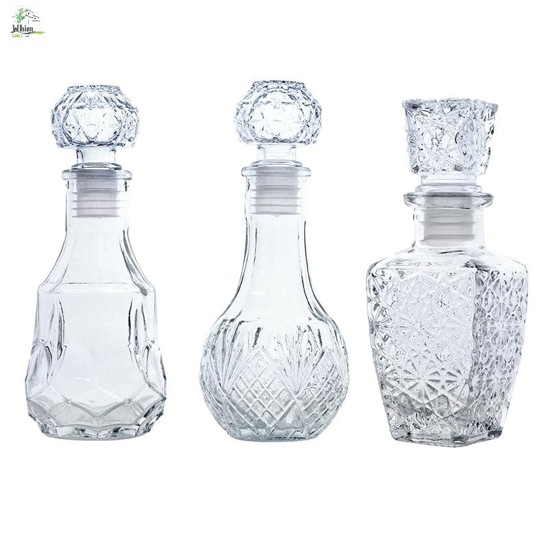 Cod 1 PC 100/150ml ถ้วยแก้วใสขวดเหล้าวิสกี้ Party Barware วิสกี้ขวดแก้วสําหรับเหล้า Scotch Bourbon Barware ใหม่