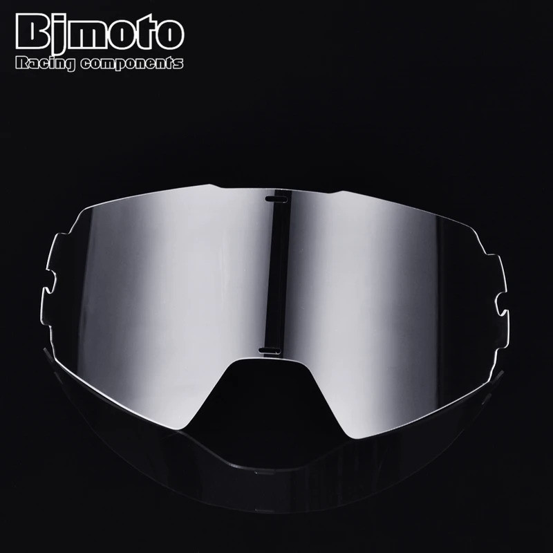BJMOTO Motorcycle Helmet Glasses Glass MX Motocross Dirt Bike Spectacles Bike Goggles Clear Color Le