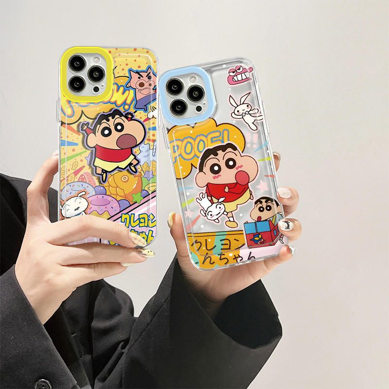 น่ารักการ์ตูนเครยอนชินจังปลอกนุ่มtpuปกหลังสําหรับxiaomi Redmi 9 9A 9C 10A 10C 11A 12 12C 13C POCO C55 C65 POCO M2 A1 A2 A2 A3