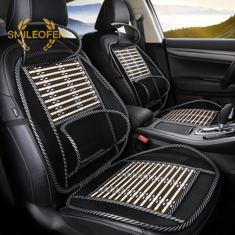 [Smileofen] ฤดูร้อนเก้าอี้สํานักงานสากลระบายอากาศเอวสนับสนุนกระดูกสันหลังแก้ไขหมอนหลังเบาะรถสําหรับรถยนต์รถบรรทุกที่นั่งใหม่