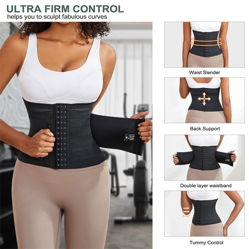 Body Shaper  ปรับเปลี่ยนท่าทาง เข็มขัดรัดเอว เน้นการป้องกันเอวและกระชับสัดส่วน 3 แถว 12 หัวเข็มขัด