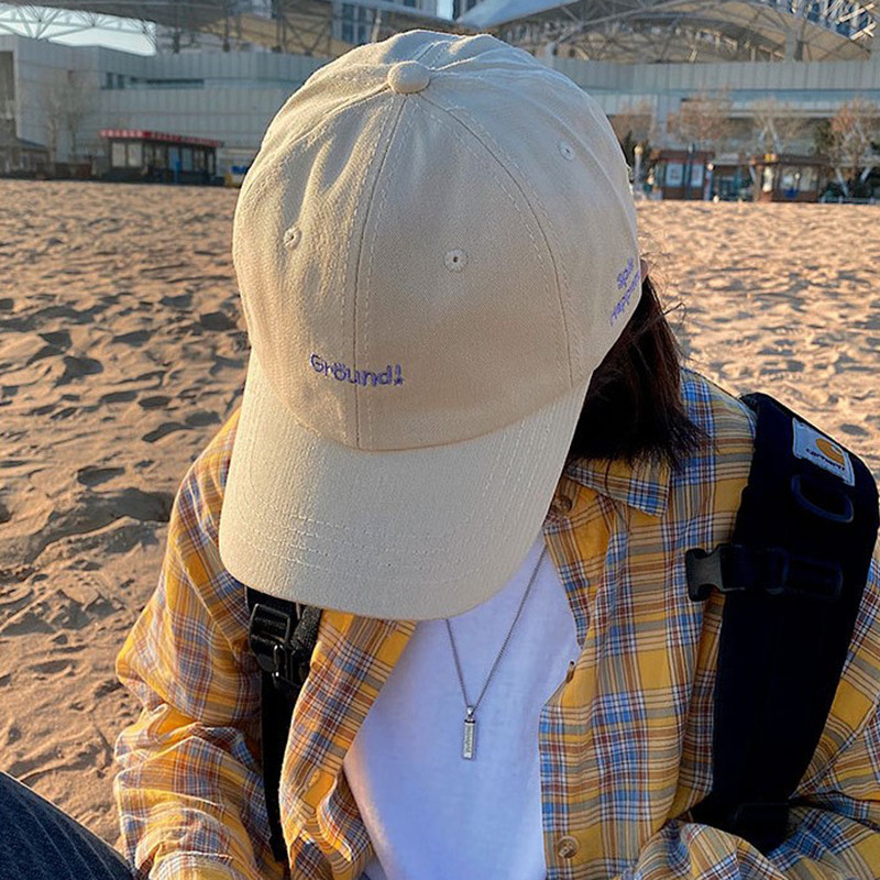 [CRS]หมวกเบสบอลปักลายสไตล์สตรีท ครีมกันแดดหมวกหญิงหมวกลิ้นเป็ด - รูปที่ 4