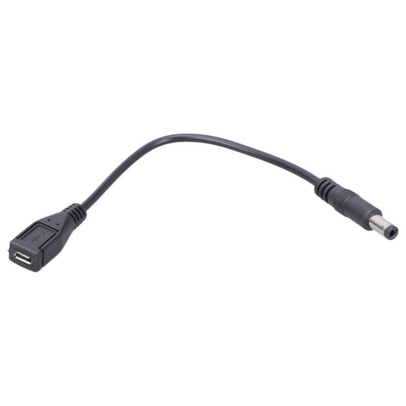WU DC to USB Adapter Cable 5Pin Micro USB Female to DC Male to 5 5x2 5mm 5 5x2 1mm Converter Line 22