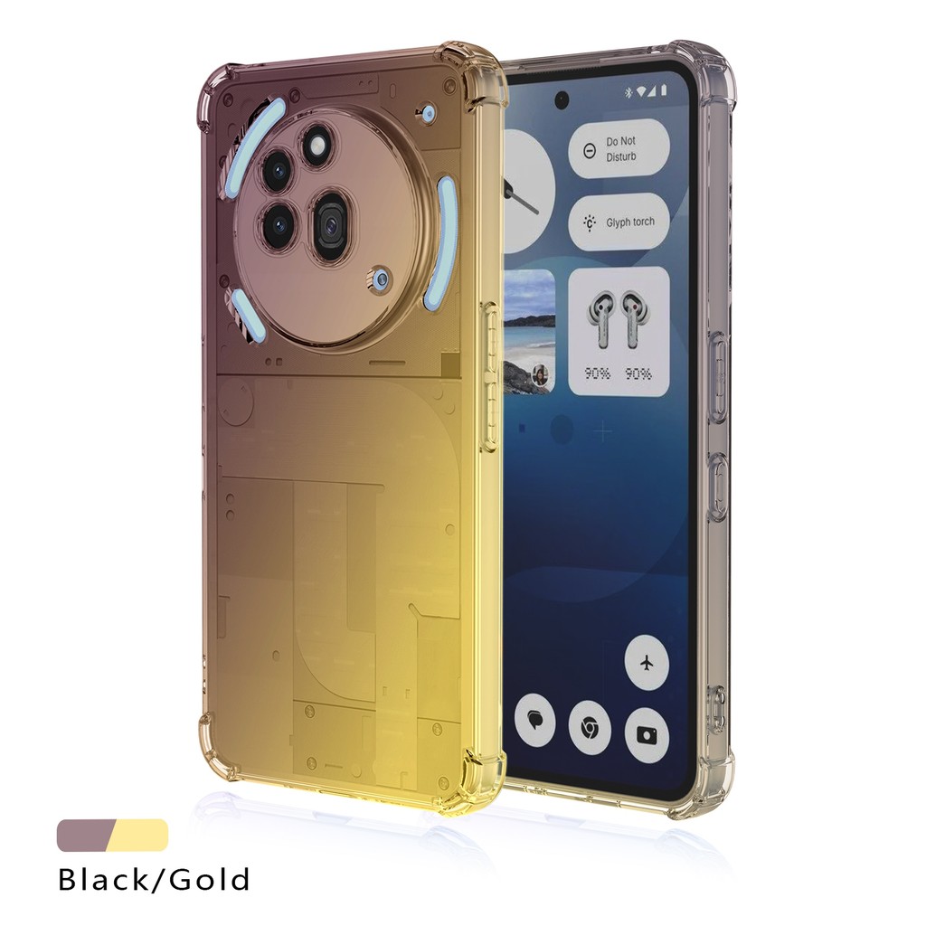 Gradient ถุงลมนิรภัย TPU สําหรับ Nothing โทรศัพท์ 3A Pro โทรศัพท์ 2A Plus โทรศัพท์ 1 ป้องกันกันกระแทกสําหรับ Nothing CMF โทรศัพท์ 1 - รูปที่ 5
