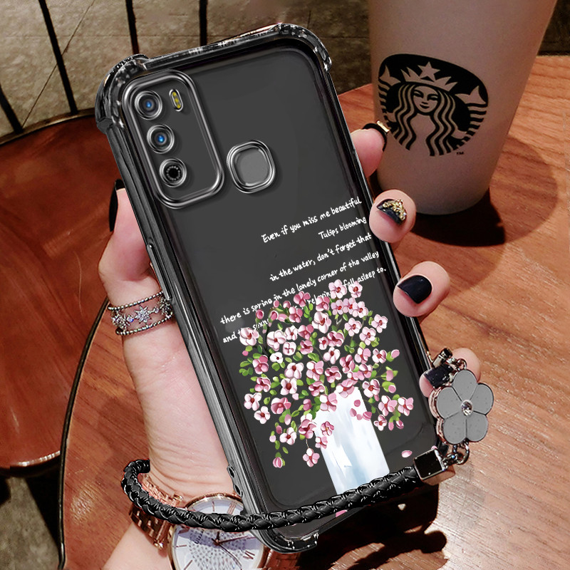 เคส เคสสำหรับโทรศัพท์ Redmi 10 4G เคสโทรศัพท์ ปกป้องสี่มุม ป้องกันการตก โปร่งใส TPU เคสนุ่ม sjfsmpzh - รูปที่ 5