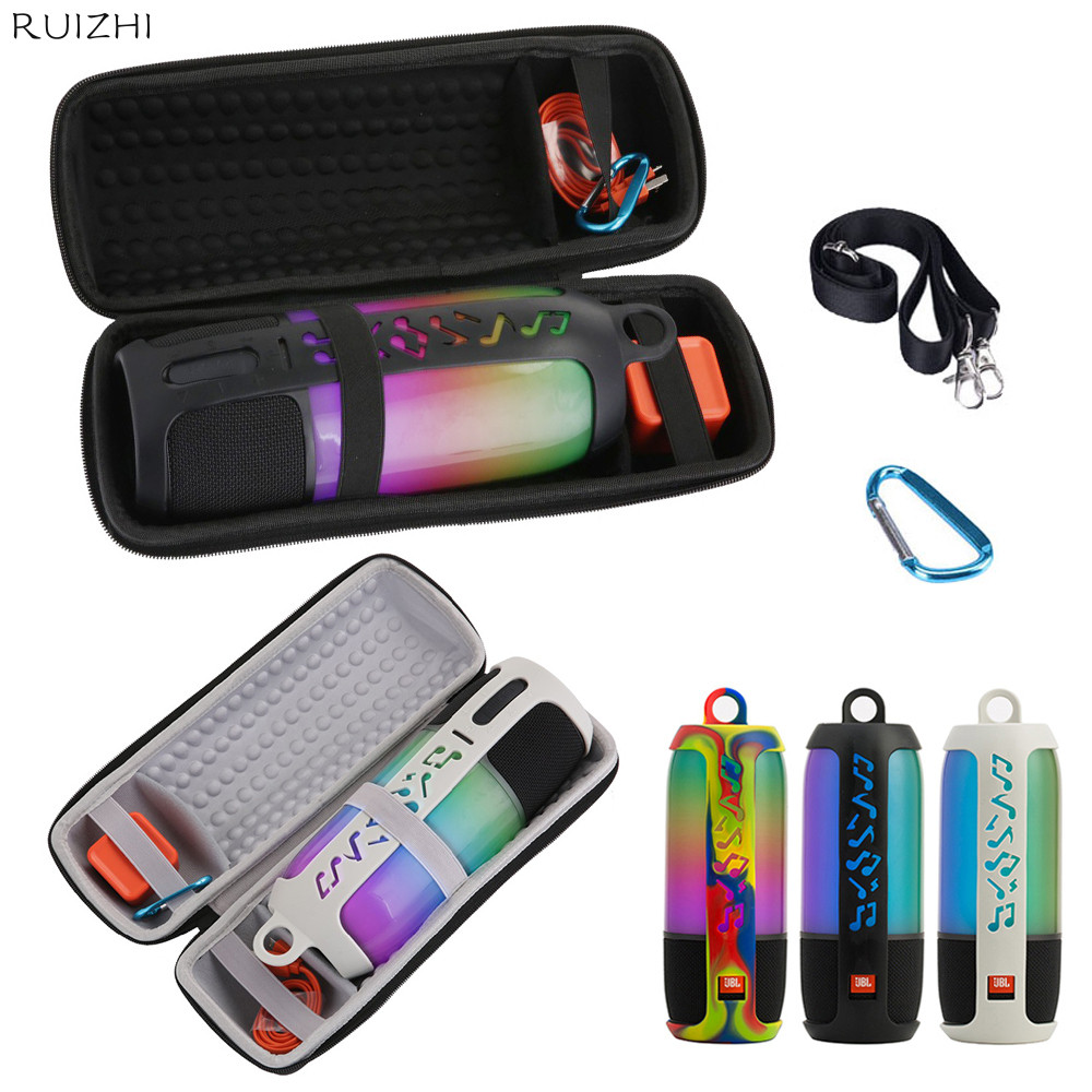 Hard EVA พกพาซิปกล่องเก็บกระเป๋าซิลิโคนอ่อนนุ่มสําหรับ JBL Pulse 3 ลําโพงบลูทูธสําหรับ JBL Pulse 3 P
