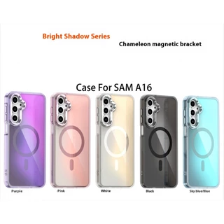 SAMSUNG เลเซอร์ไล่ระดับสีแม่เหล็กเลนส์โลหะสําหรับSamsung Galaxy S26 Ultra Plus A17 A56 A36 A16 A06 A26 A55 A54 A55 S25 S24 Ultraชาร์จไร้สายฮาร์ดปกหลัง