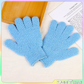 DeeThai ถุงมือขัดผิวอาบน้ำ ขัดขี้ไคล ขจัดเซลล์ผิวเก่า พร้อมส่ง bath towel