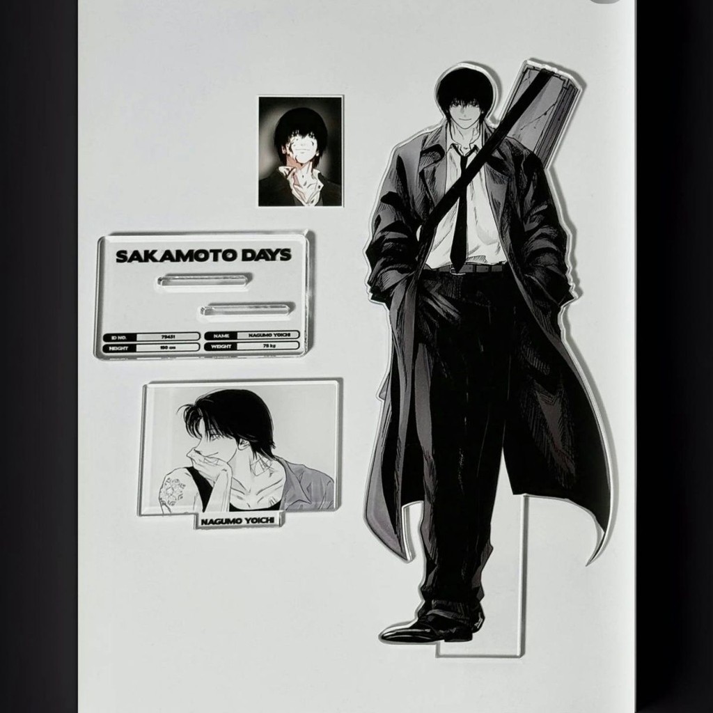 Minamikumo ของขวัญของเล่นตัวเลขอะคริลิคขาตั้งอะนิเมะ Action Figure อุปกรณ์เสริมรุ่น Gupard เดสก์ท็อปเครื่องประดับของขวัญ SAKAMOTO DAYS