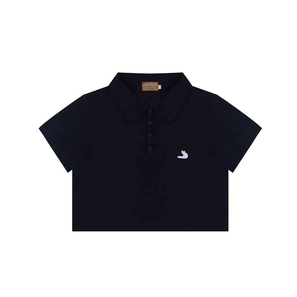 เสื้อโปโลผู้หญิง Welldone - Ernte Black