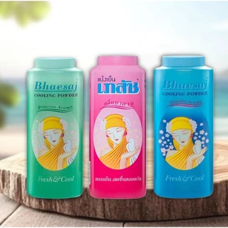 (แพค 6 ขวด) แป้งหอมเย็นเภสัช cooling powder 200 กรัมx6 ขวด